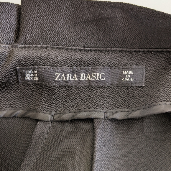 Zara peplum basic skirt black , pearls - Picture 4 of 10